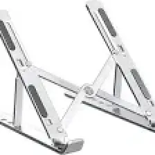 Torima Jx-18 Laptop Stand MacBook Notebook Katlanabilir Taşınabilir Metal Standı Gümüş