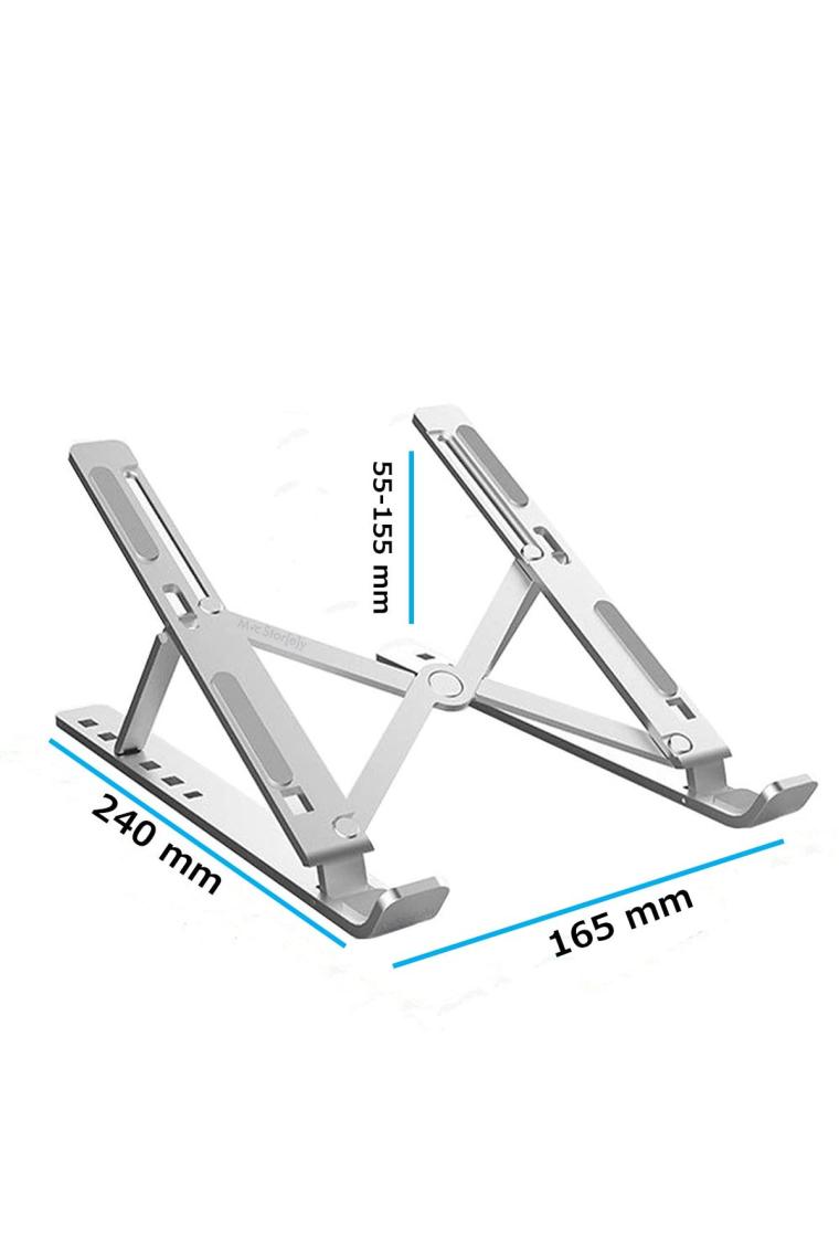 McStorey Laptop Standı Macbook Notebook Uyumlu Katlanabilir Taşınabilir Metal Standı