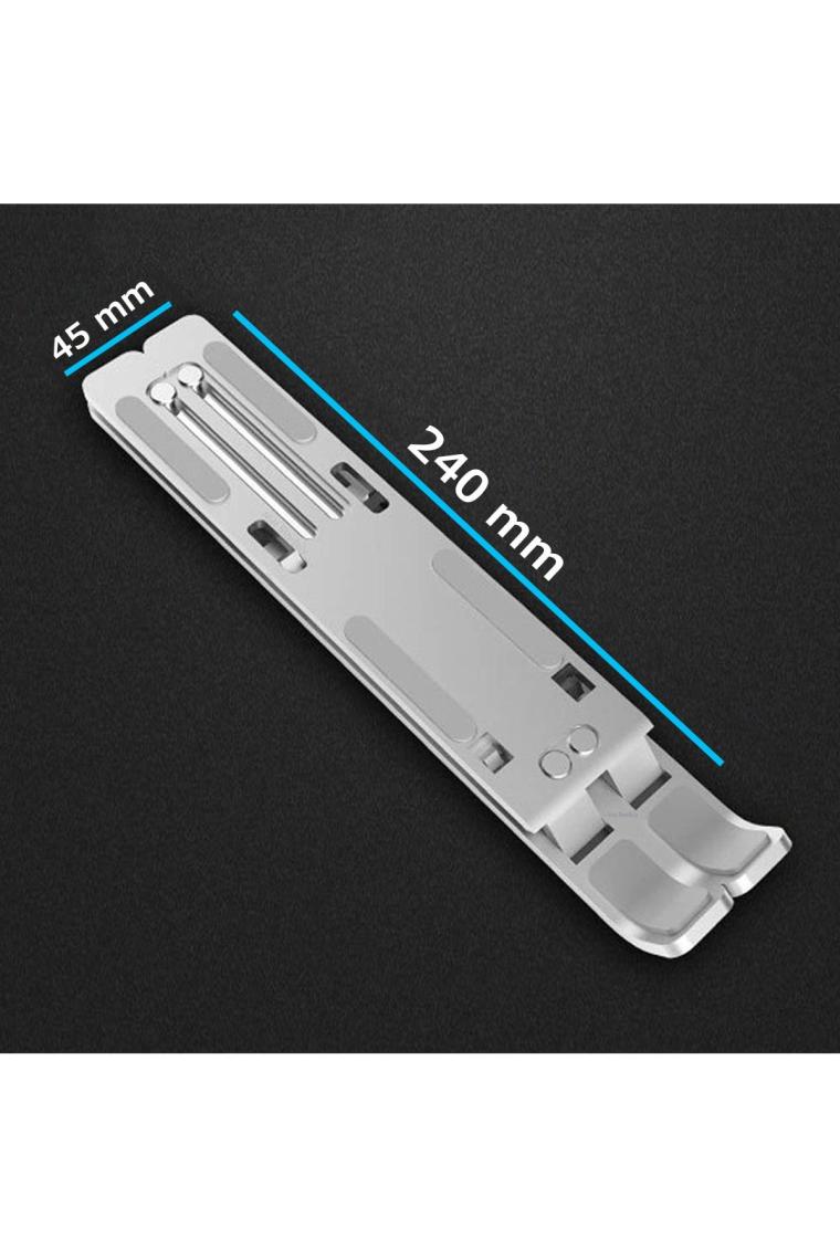 McStorey Laptop Standı Macbook Notebook Uyumlu Katlanabilir Taşınabilir Metal Standı