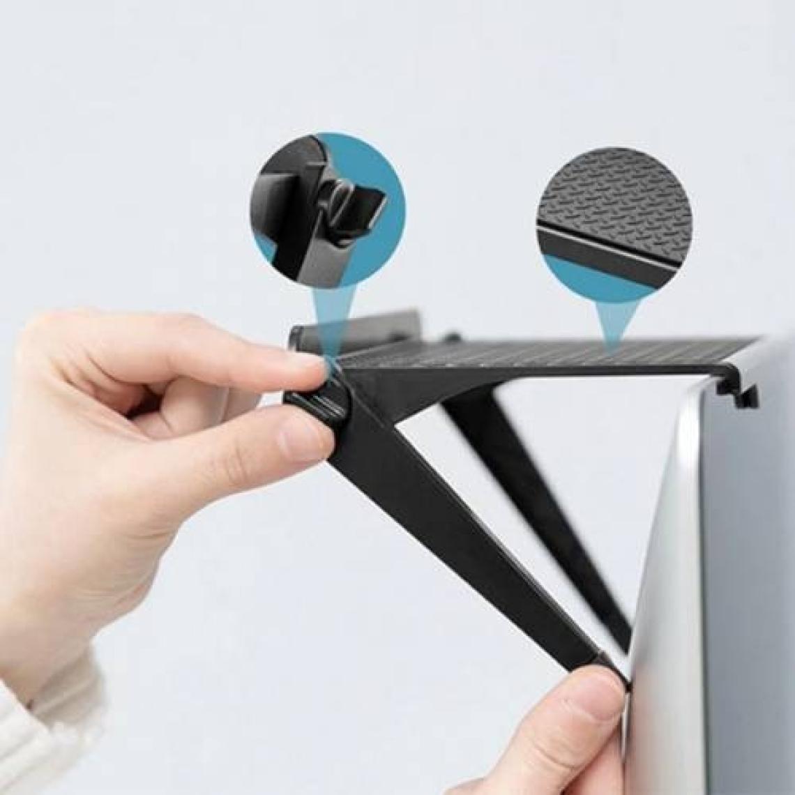 Coofbe Katlanabilir Monitör Tv Üstü Stand Modem Standı Tv Organizeri Monitor Tv Üstü Stand Tutucu