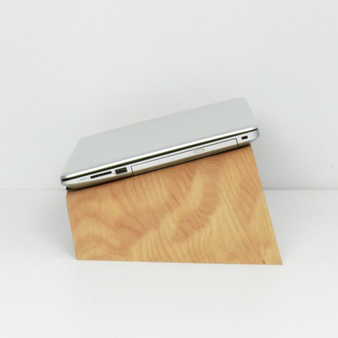 Fagus Wood Dayanıklı Ahşap Notebook Yükseltici ve Tutucu Masa Üstü Laptop Standı