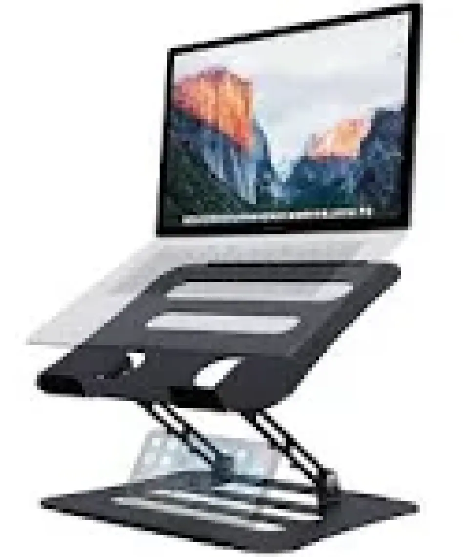 Jön Metal Katlanabilir Telefon Tutuculu Tüm Modellerle Uyumlu Ayarlanabilir Notebook Laptop Standı Yükseltici