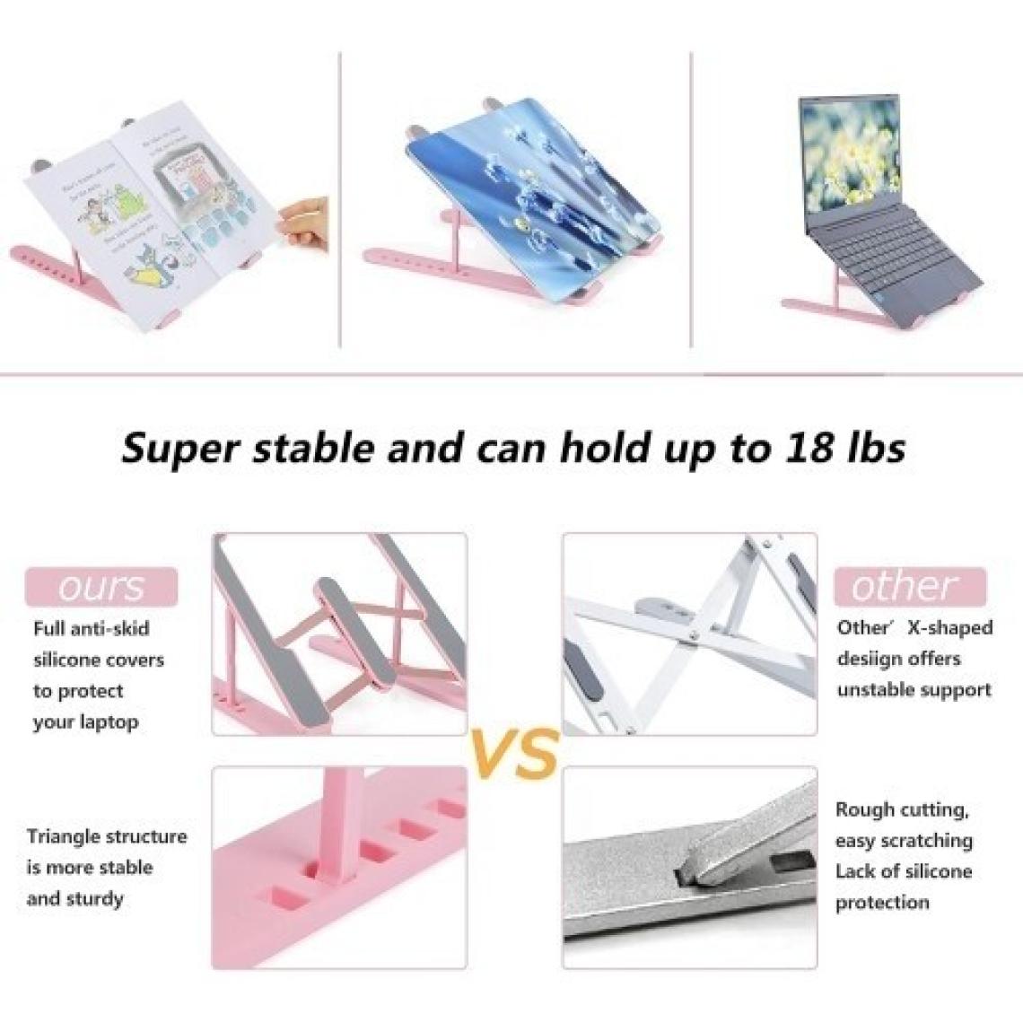 HobiDünyasıElif Ayarlanabilir Laptop Standı 7 Kademe