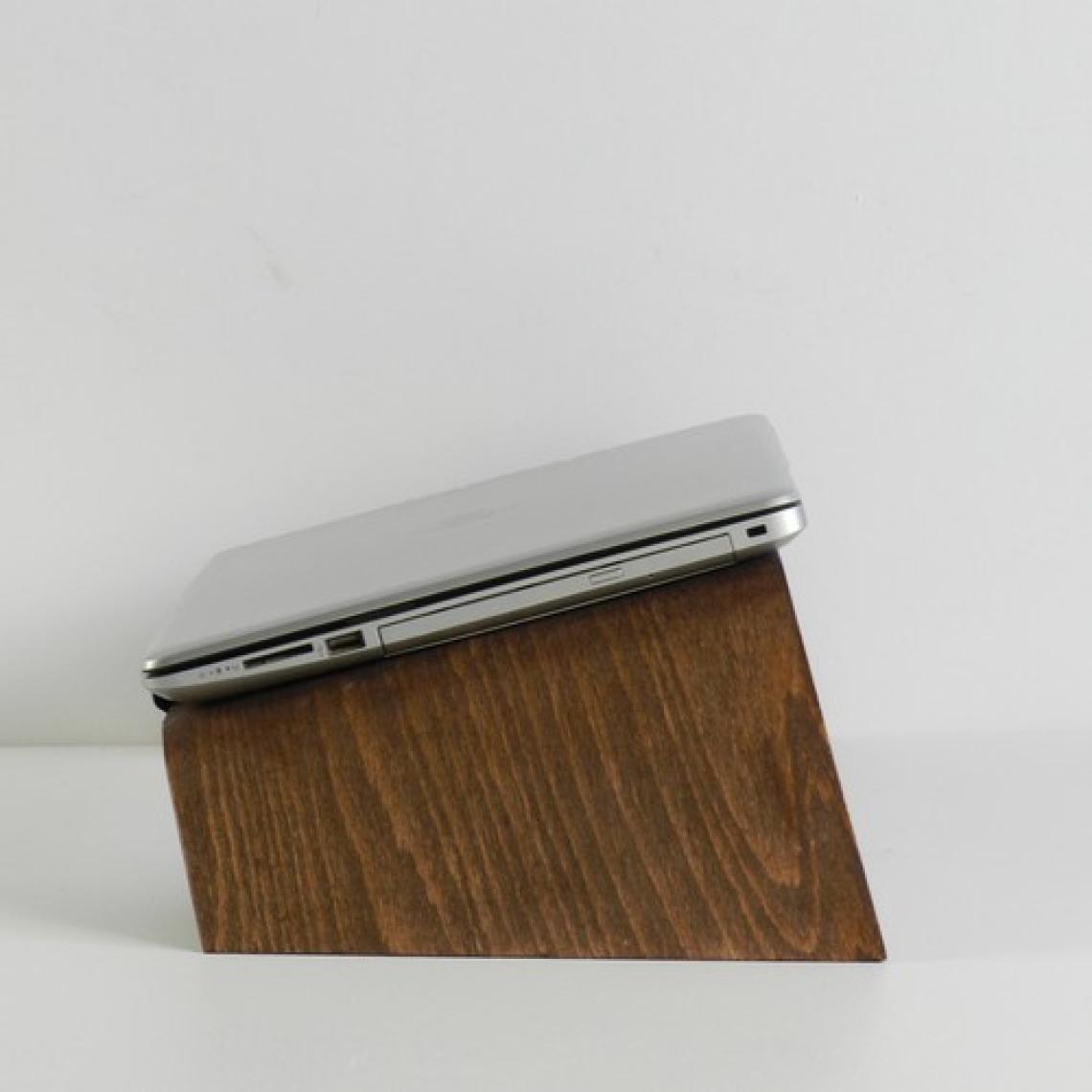 Fagus Wood Doğal Ağaç Laptop Masa Standı ve Yükseltici Notebook Tutucu