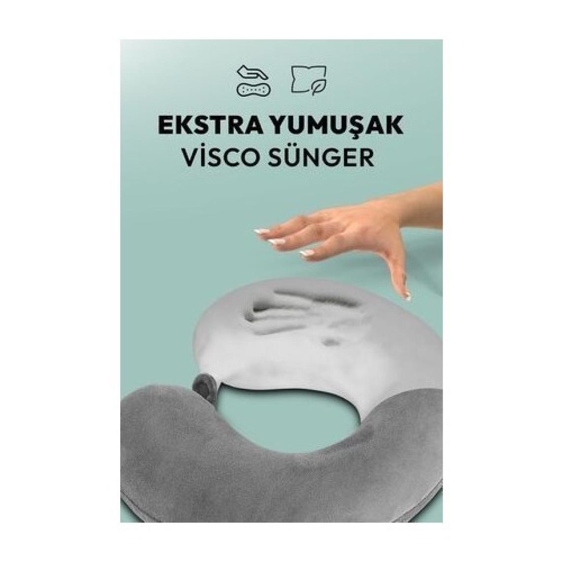 Ergopixel Wexta WX-HM02 Antrasit Seyahat Boyun Yastığı