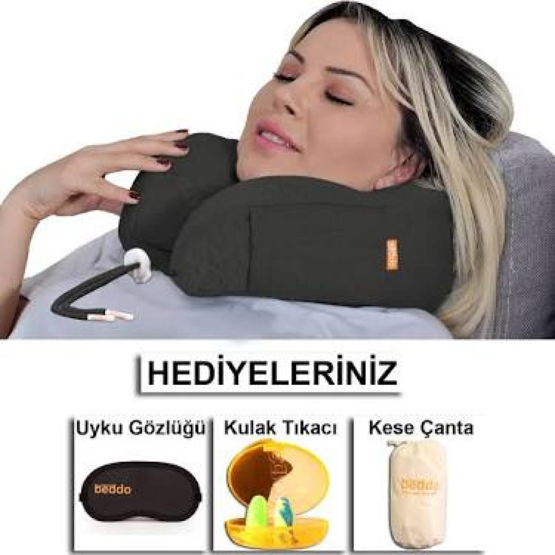 Beddo Bambu Serisi  Boyun ve Seyahat Yastığı