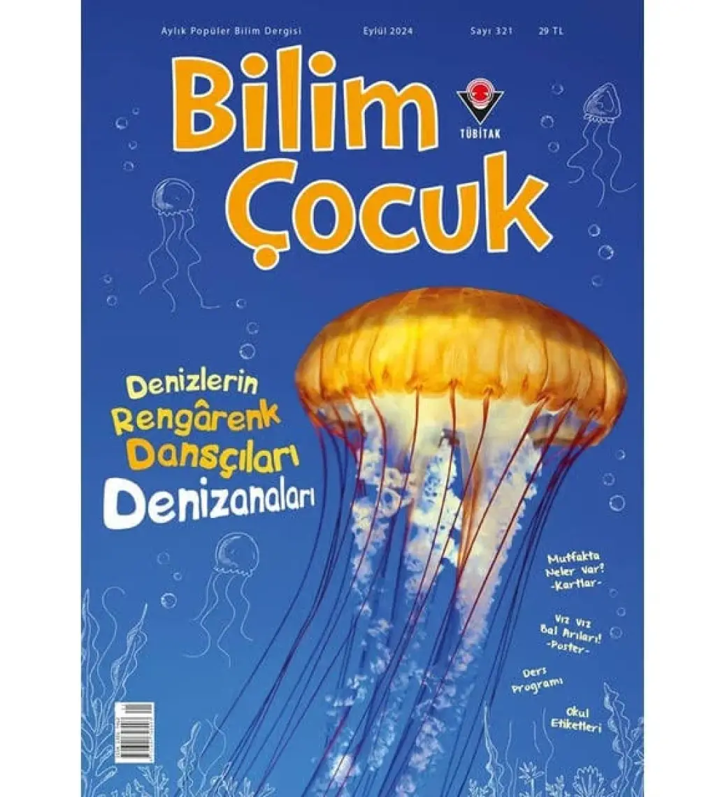 Tübitak - Bilim Çocuk Dergi 321. Sayı Eylül 2024