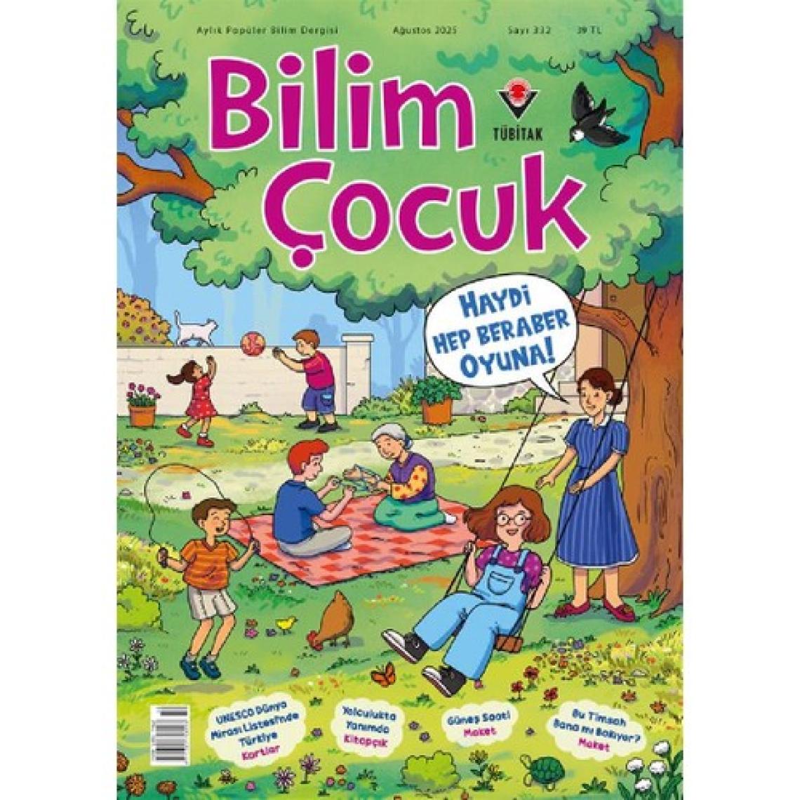 Bilim Çocuk Dergi Ağustos 2025 (7-12 Yaş)