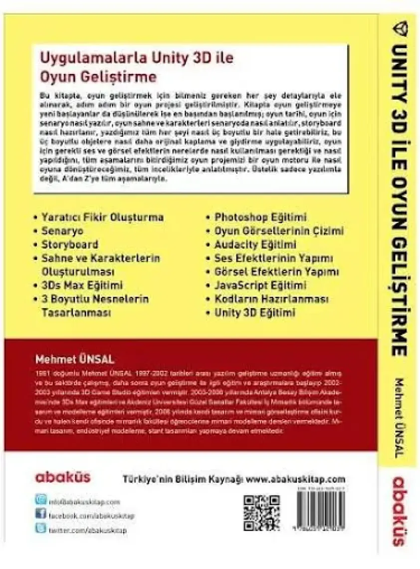 Uygulamalarla Unity 3d İle Oyun Geliştirme - Mehmet Ünsal
