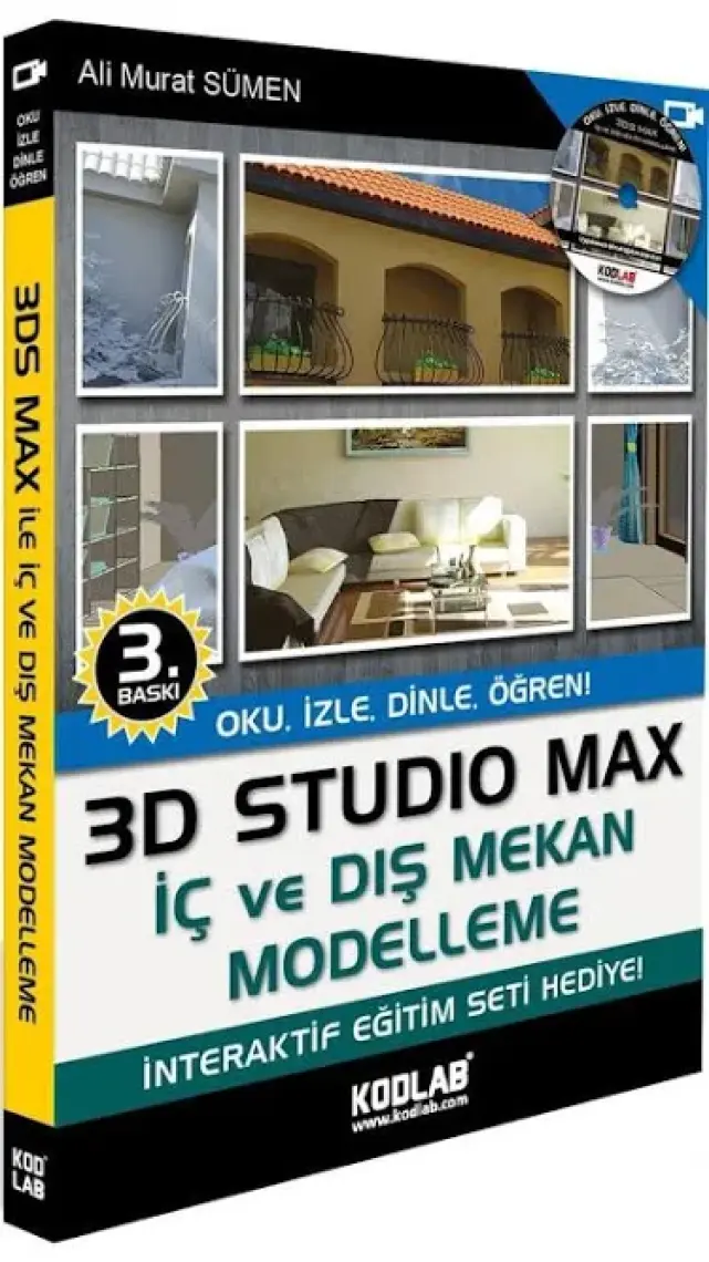 Kodlab Yayınları 3D Studio Max ile İç Ve Dış Mekan Modelleme