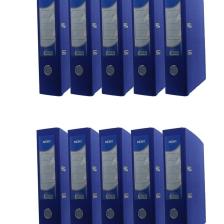 Geniş Plastik Klasör (56411-130) Mavi 10 Lu Paket