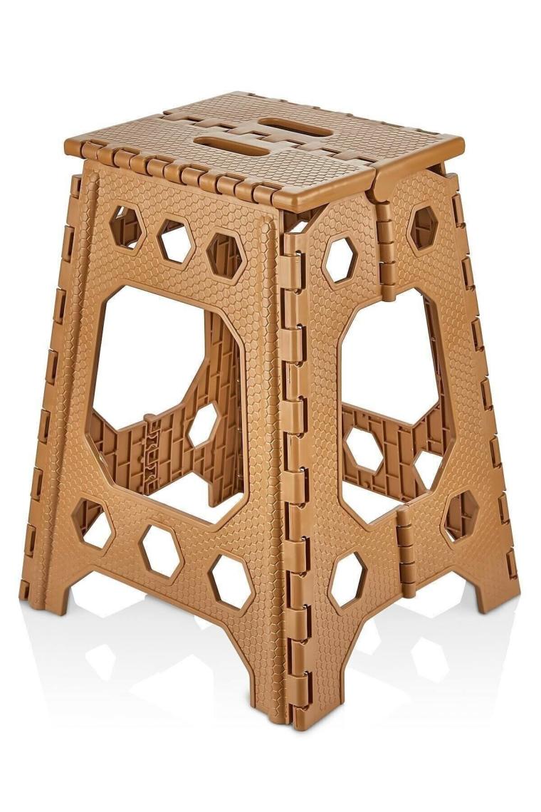 Katlanır Rattan Tabure Büyük 085