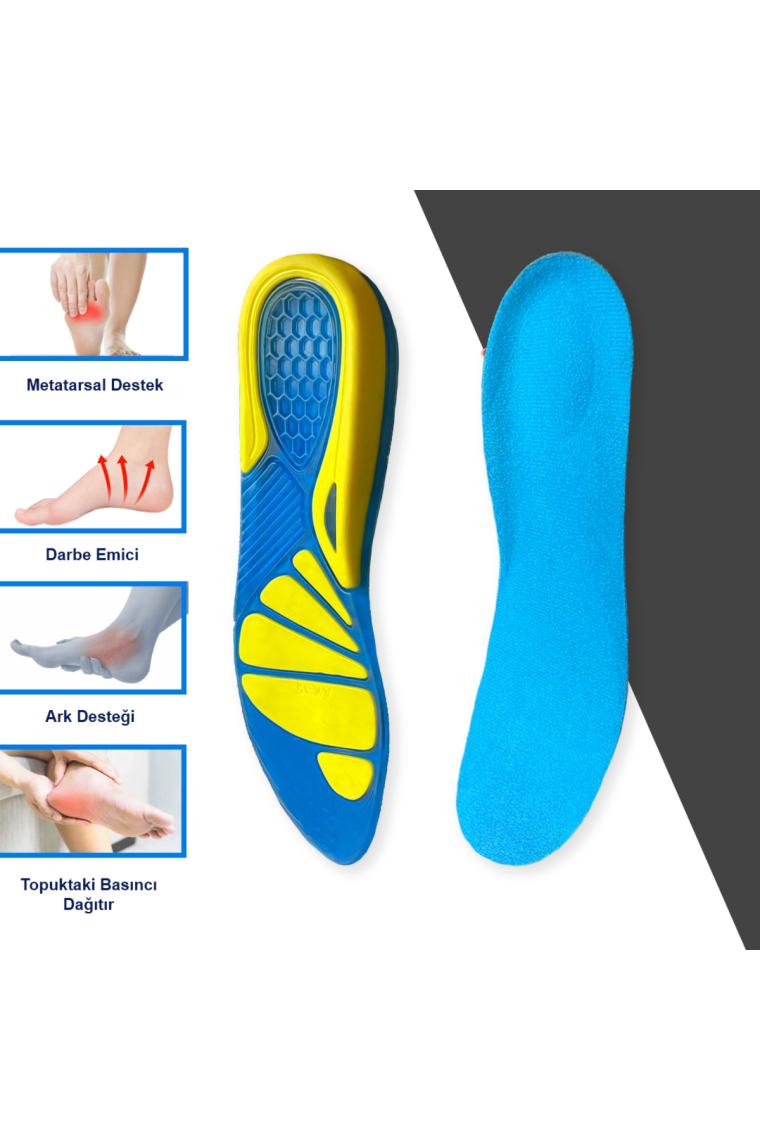 Günlük Ayakkabılar Için, Kemer Ve Metatarsal Destekli,topuk Dikeni Giderici Ortopedik, Jel Tabanlık