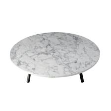 Katlanabilir Metal Ayaklı Mermer Desenli Yer Sofrası 100 cm