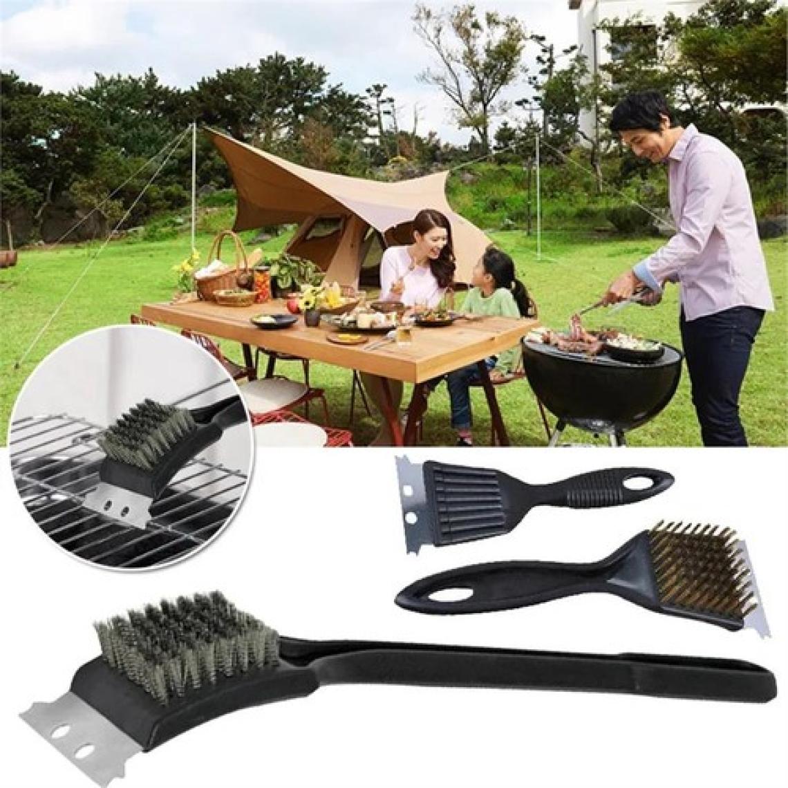 Omilife Mangal Bbq Izgara Temizlik Fırçası Paslanmaz Çelik Temizlik Fırçası