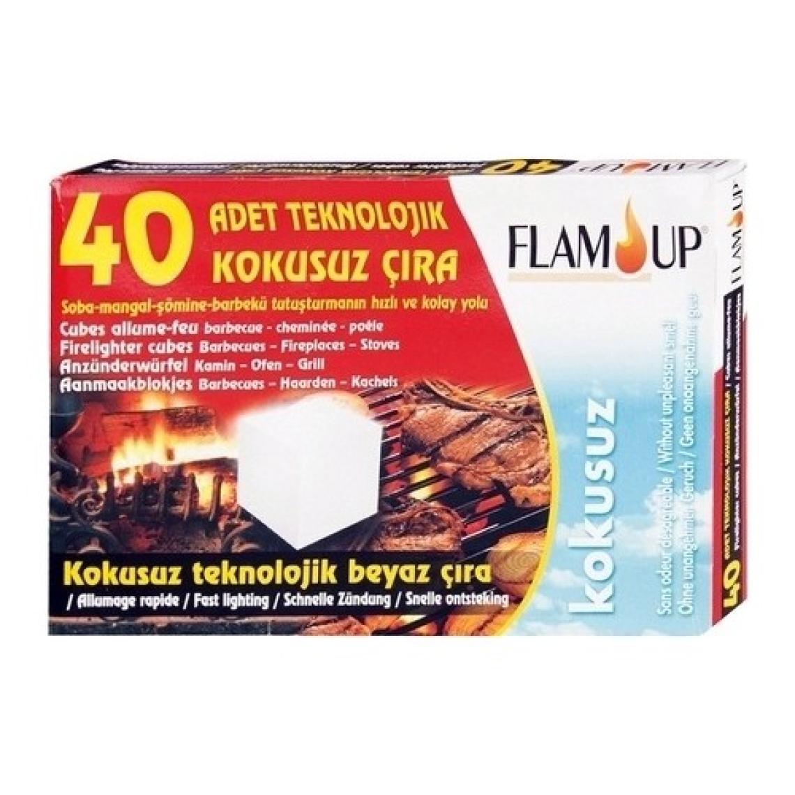 FlamUp Flam Up Teknolojık Beyaz Çıra 40'lı