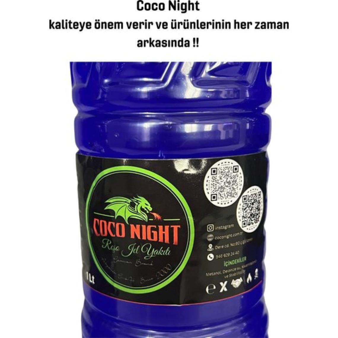 Coco Night Reşo Mangal, soba ve şömine Tutuşturucu jel yakıt 3 Litre