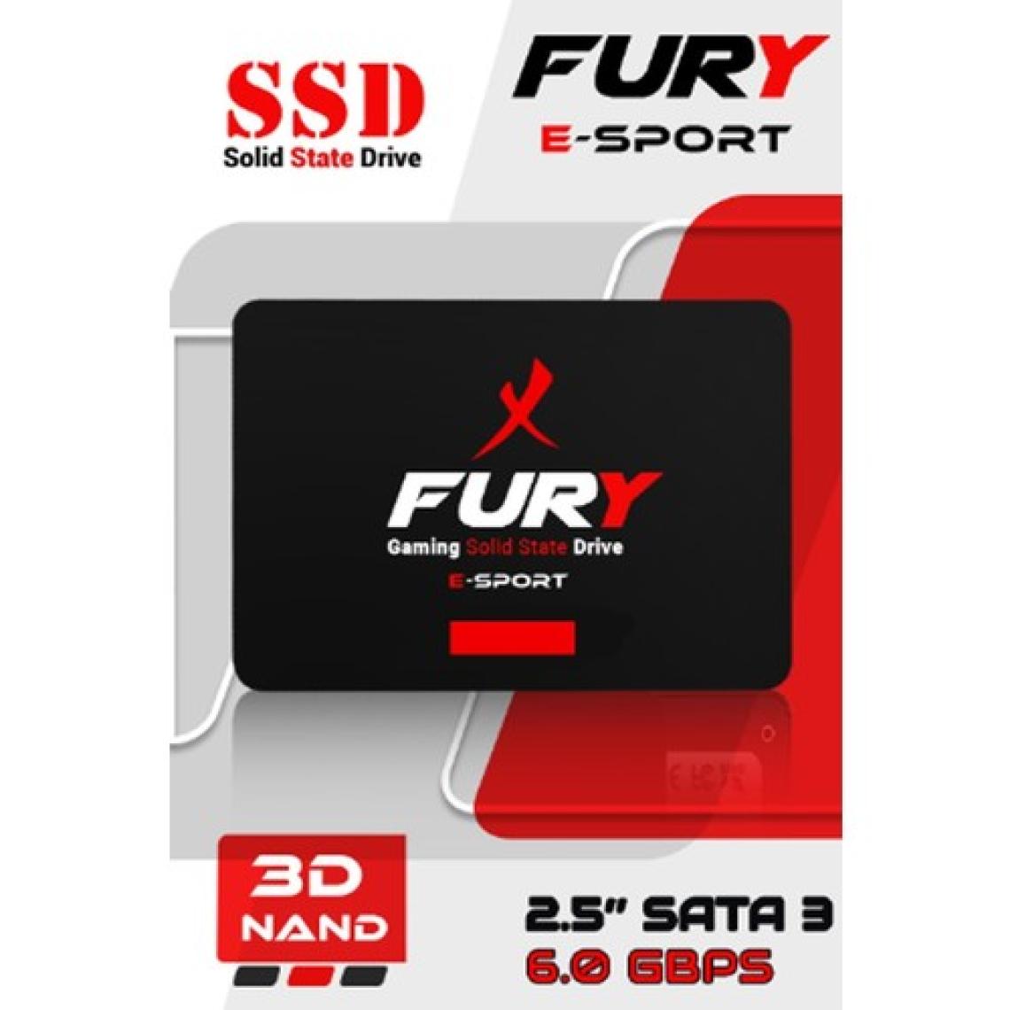 Fury E-Sport 512 GB 550MB-500MB/S Sata3 2,5 Gaming SSD