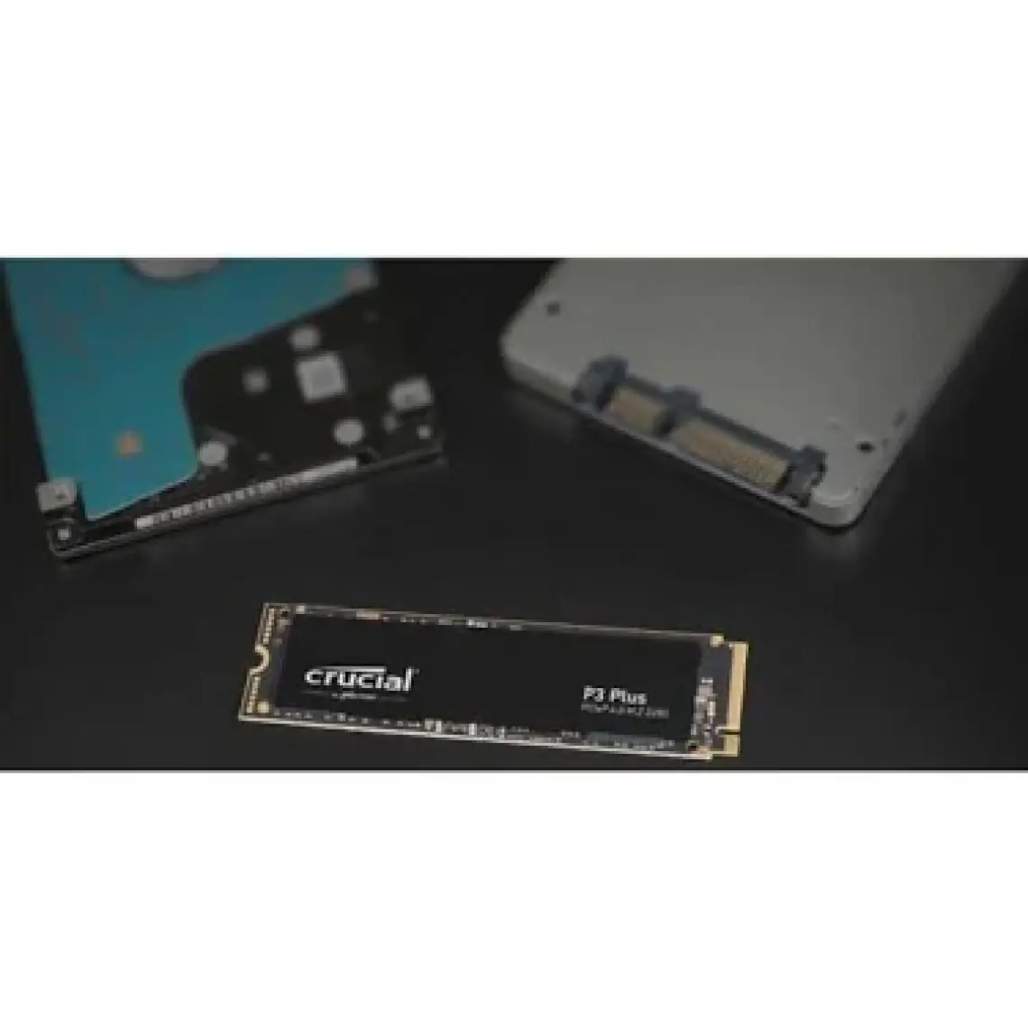 Crucial P3 Plus 500GB  3D NAND GEN4 NVMe PCIe M.2 SSD (4700-1900 MB/s) CT500P3PSSD8