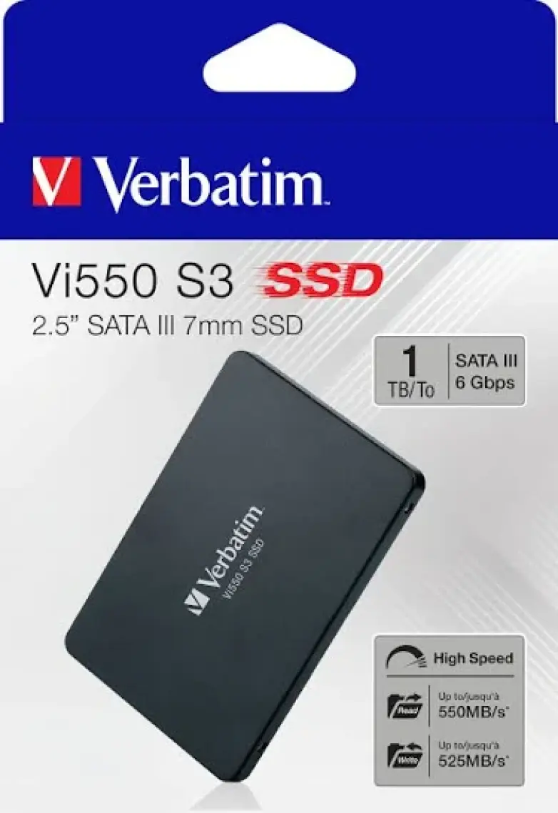 Verbatim Vi550 S3 1TB 520MB-400MB SATA3 SSD