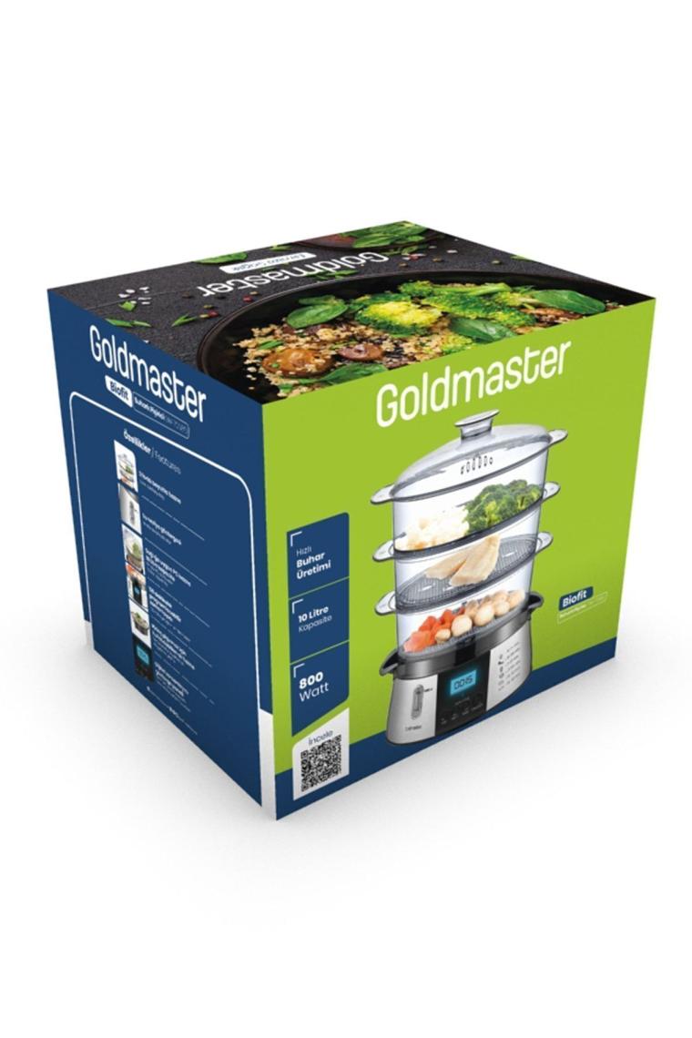 Biofit Led Ekranlı 120 Dakika Zaman Ayarlı 10 lt Dijital Buharlı Pişirici Gm7268d