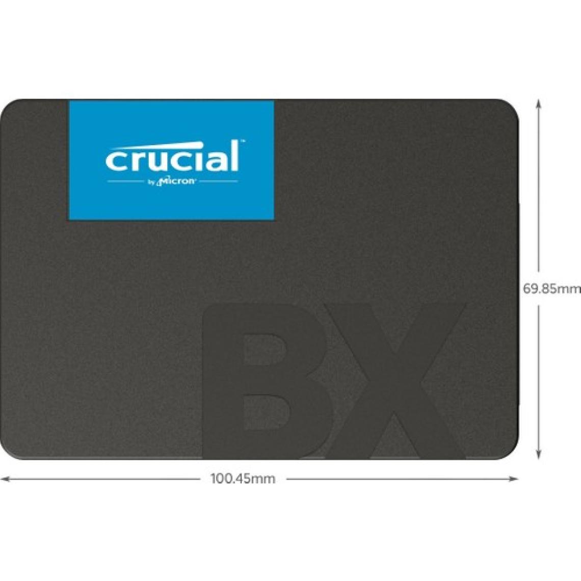 Crucial BX500 2000GB SSD 540-500 3D NAND SATA 2.5 CT2000BX500SSD1