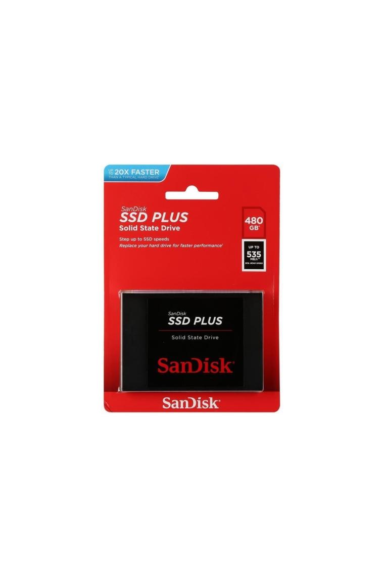 SanDisk Plus SDSSDA-480G-G26 SATA 3.0 2.5" 480 GB SSD