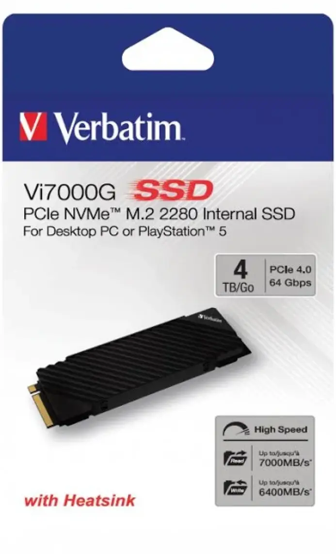 Verbatım 49369 - VI7000G Pcıe4 Nvme M.2 SSD 4tb