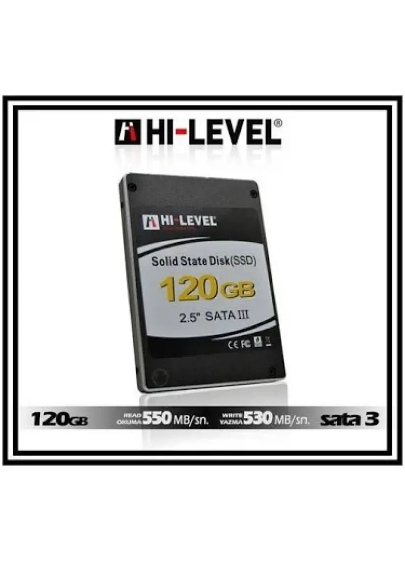 120 GB HI-LEVEL SSD30ULT/120G 2,5" 550-530 MB/s
