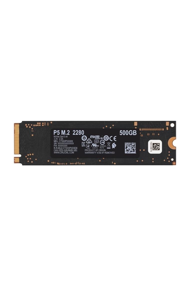 Crucial P5 CT500P5SSD8 PCI-Express 3.0 500 GB M.2 SSD