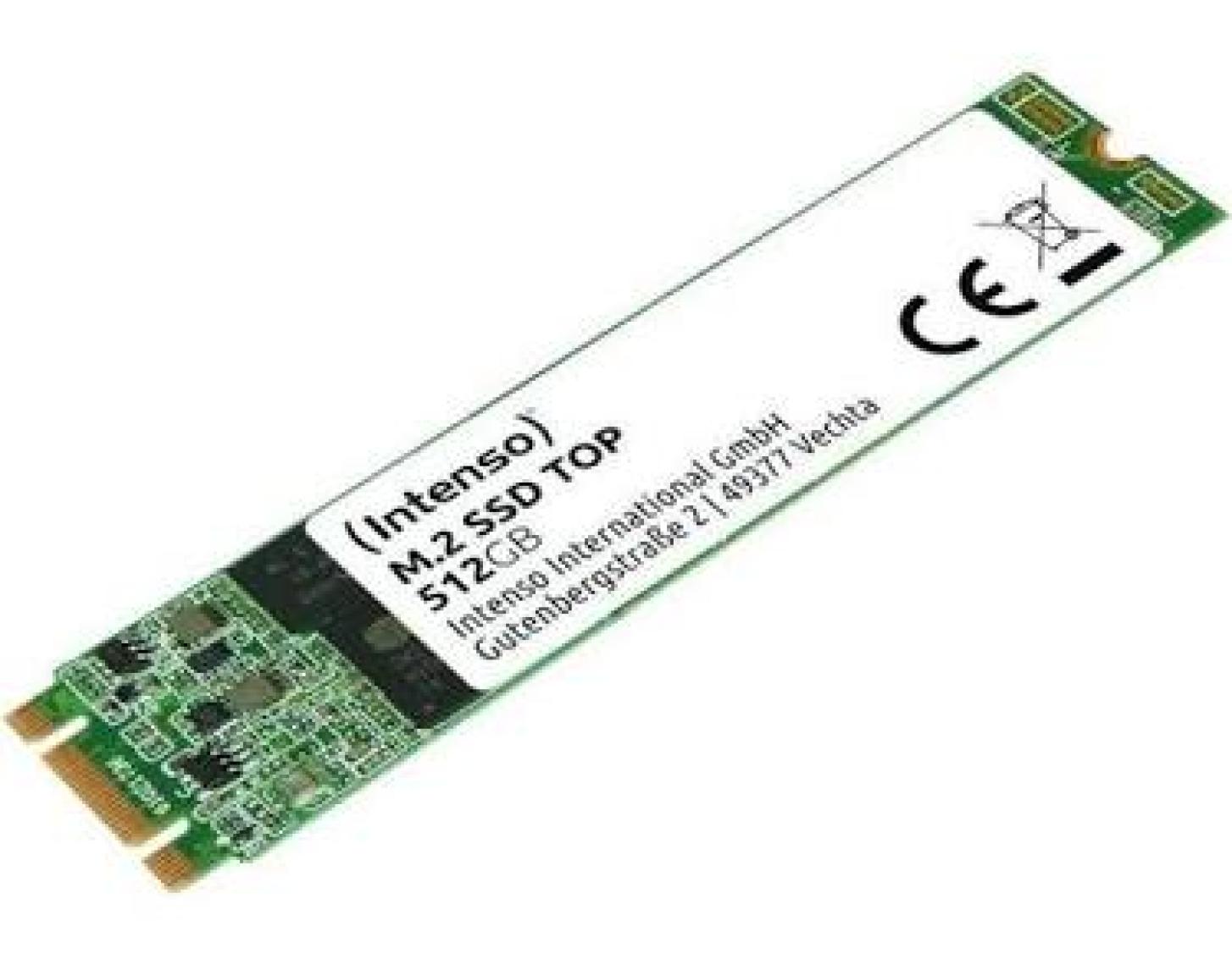 Intenso Top 512GB 520-500MB 4Mm M.2 SATA3 SSD