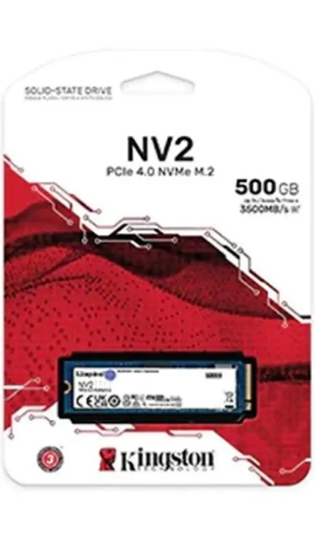 Kingston Snv2S-500G 500GB M.2 22X80Mm PCIe 4.0 NVMe SSD
