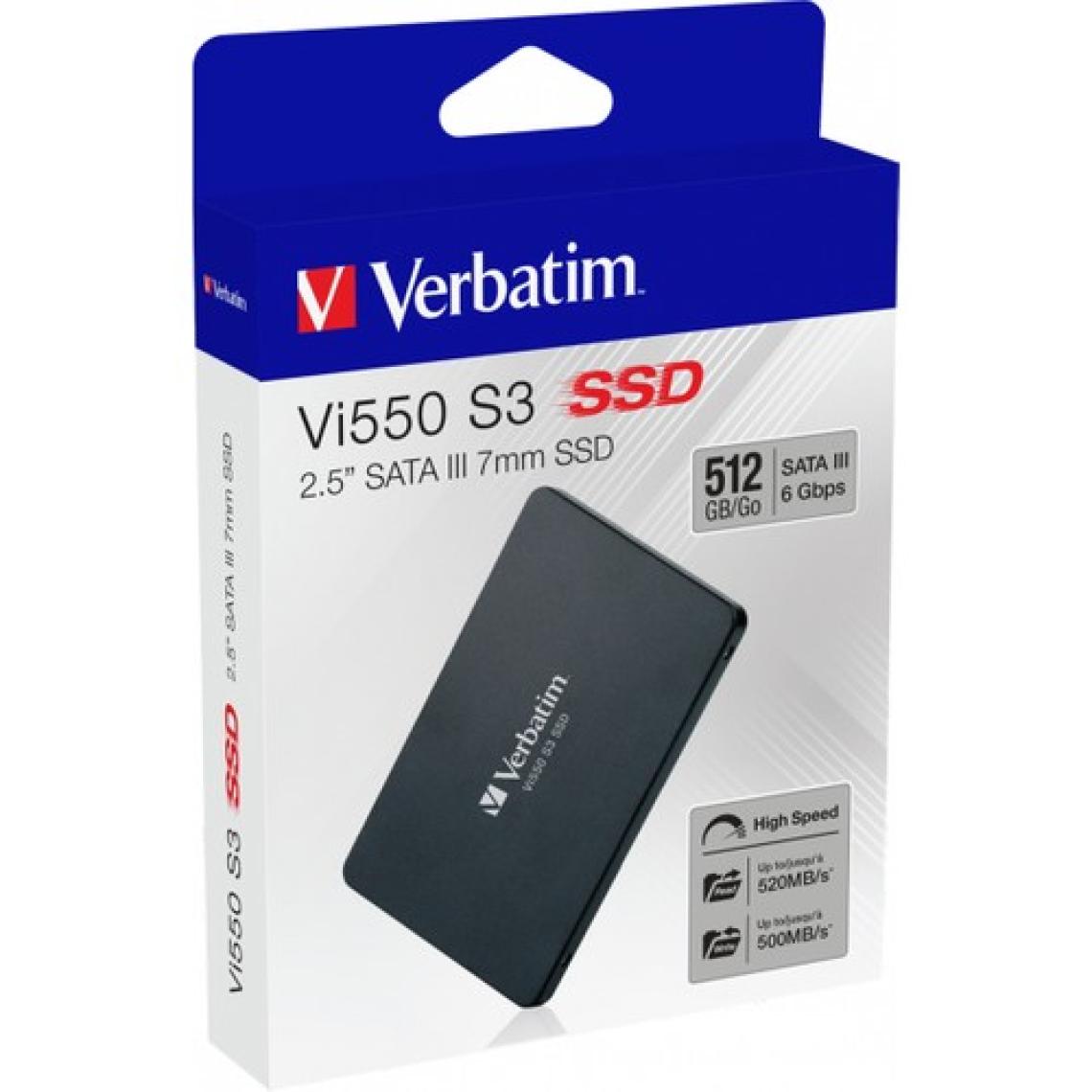 Verbatim Vi550 S3 SATA 3.0 2.5" 512 GB SSD