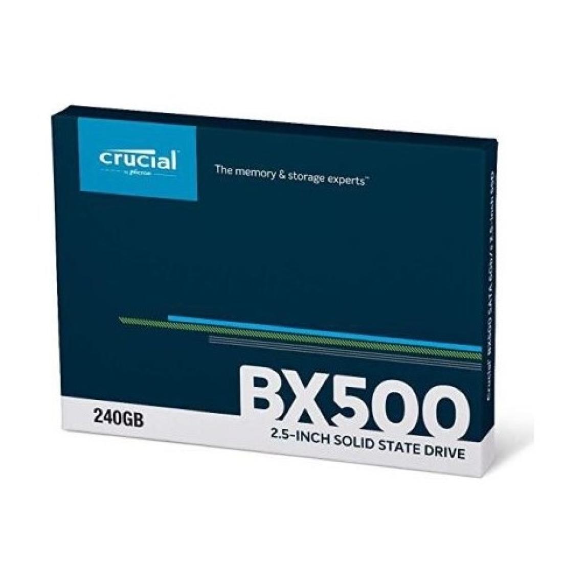Crucial BX500 240GB 3D NAND 540MB-500 MB/s Sata 3 2.5'' SSD CT240BX500SS1