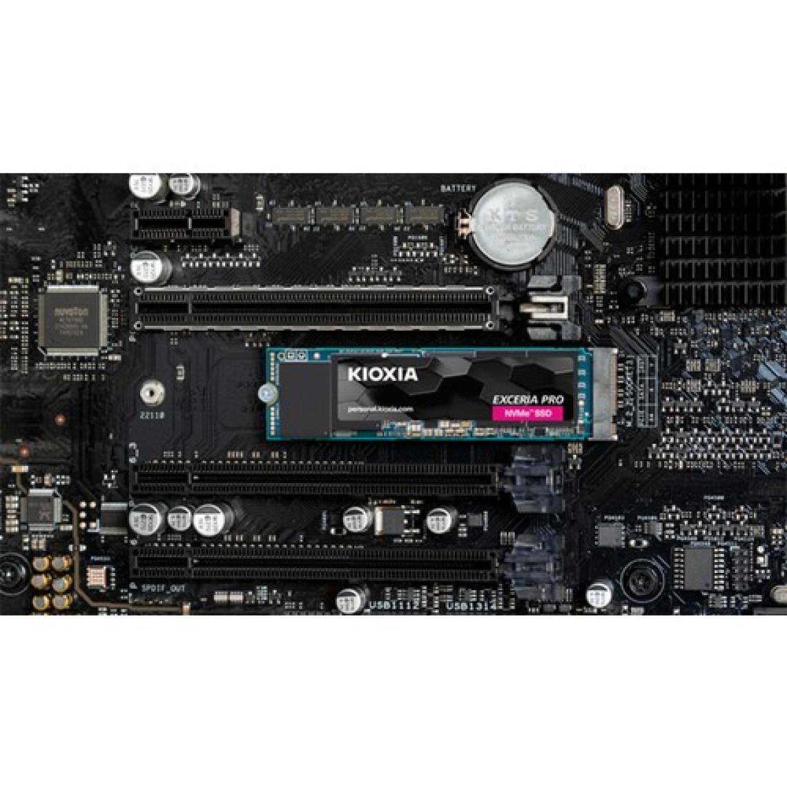KIOXIA EXCERIA Pro 1TB SSD NVMe 4.0 M.2 7300/6400 MB/s