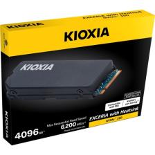 Kioxia Pcıe M2 4tb Exceira Heatsink 6200/4800 Mb/sn Nvme Ps5 Uyumlu Soğutuculu SSD (LSC11K4T09G8)