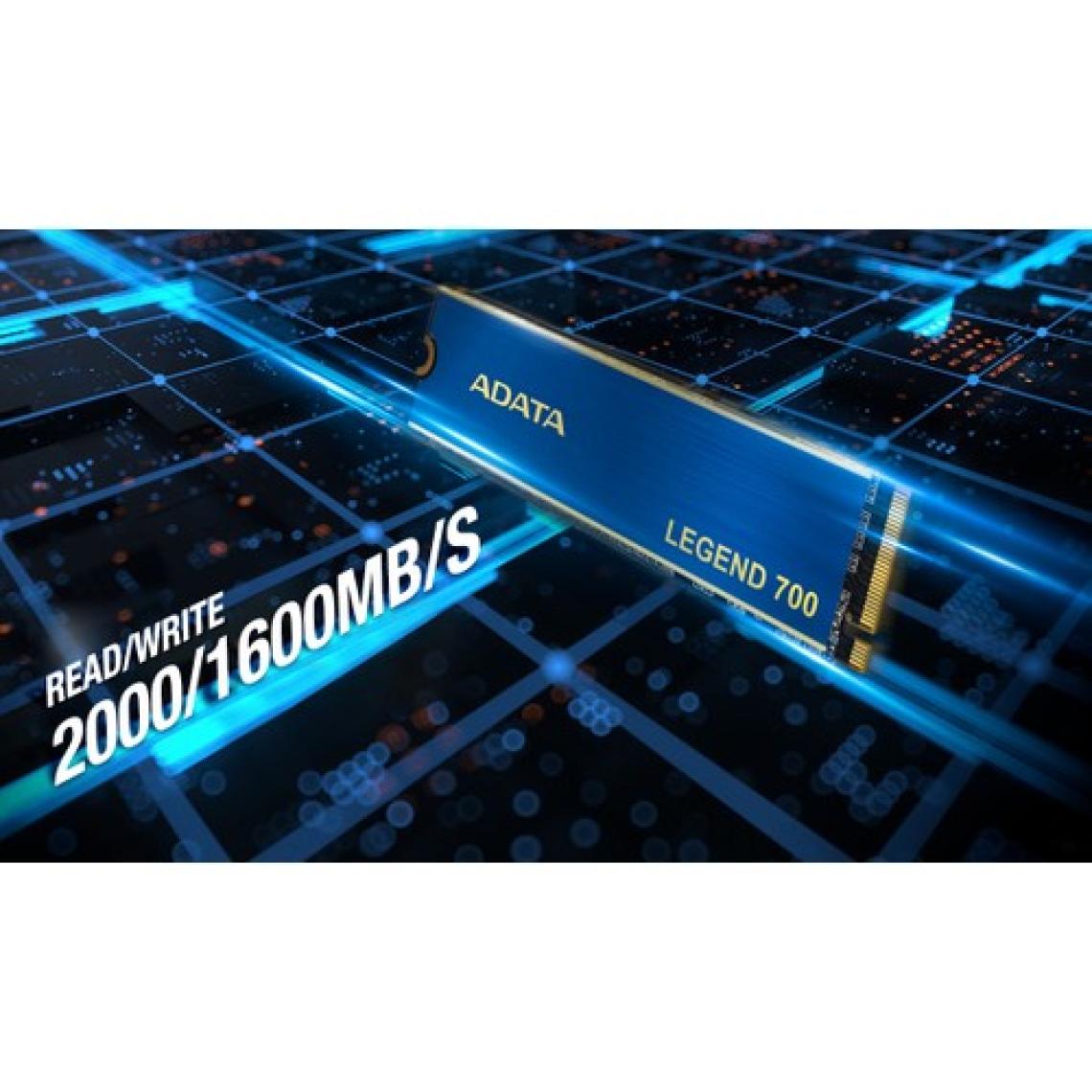 Adata Legend 700 512GB 2000-1600MB PCIe Gen3 x4 M.2 NVMe SSD