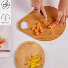 Damla 2'li Bambu Kesme Tahtası 28/33 Cm