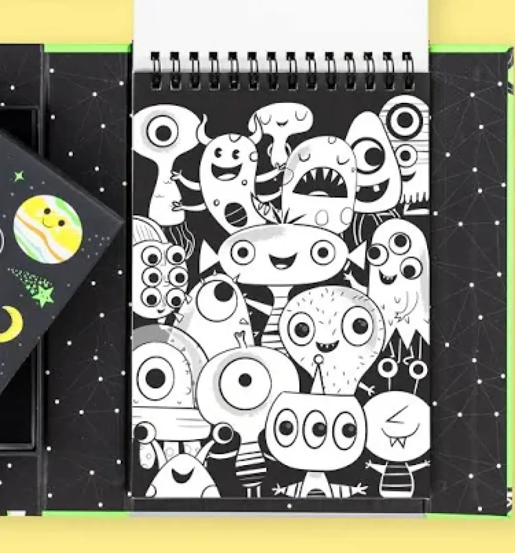 Tiger Tribe Neon Boyama Seti - Outer Space