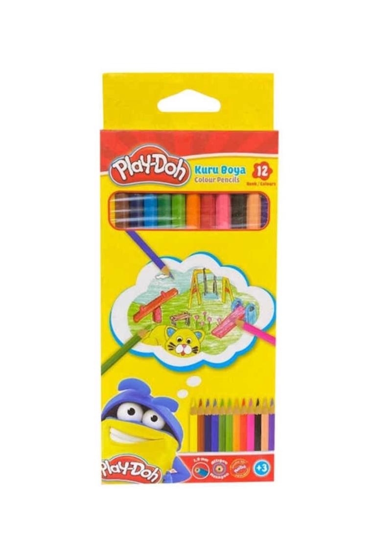 Play-Doh 12 Renk Kuru Boya Tam Boy