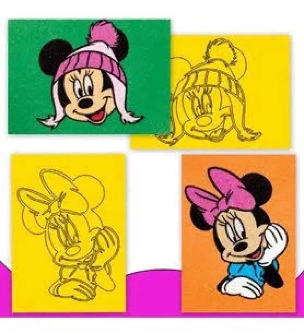 Red Castle Disney Dörtlü Kum Boyama Seti Minnie Mouse Serisi