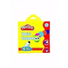 Play-Doh 6 Renk Twist Crayon Karton Kutu 10Mm