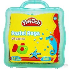 Play-Doh 24 Renk Pastel Boya Plastik Çantalı