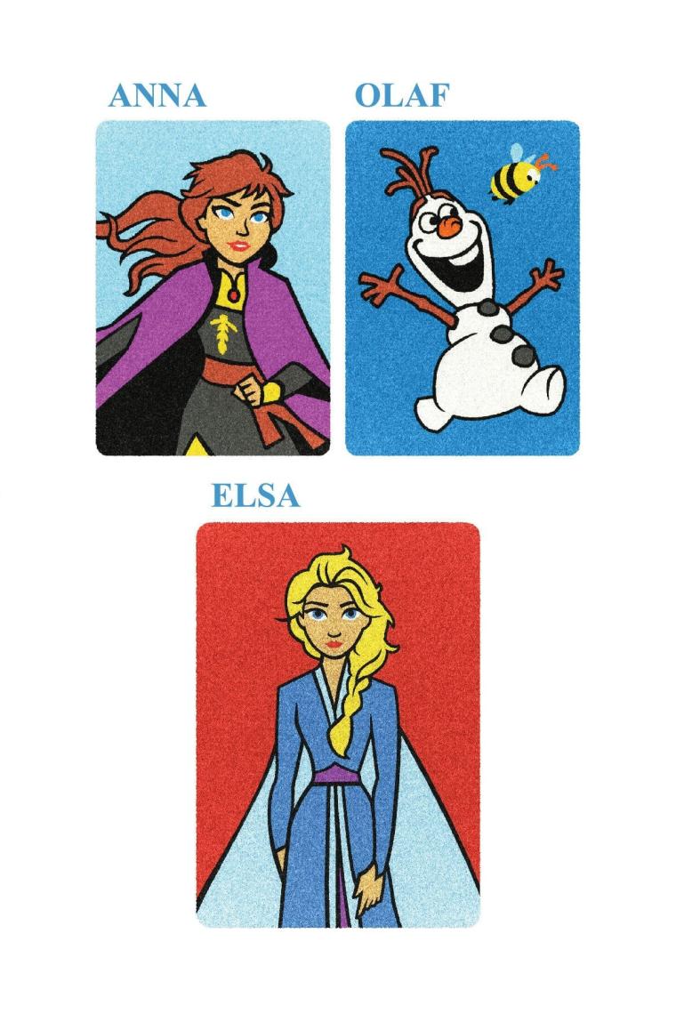 Red Castle Kum Boyama Seti Frozen  Simli