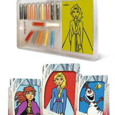 Red Castle Kum Boyama Seti Frozen  Simli