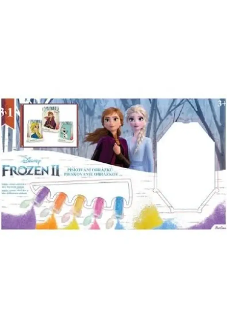 Red Castle Kum Boyama Seti Frozen  Simli
