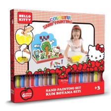 Red Castle Hello Kitty 3D  Büyük Kum Boyama Aktivite Seti