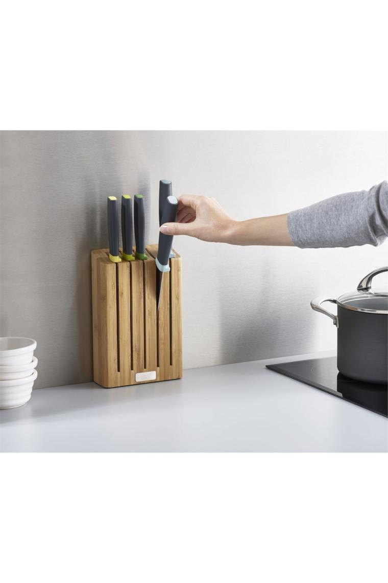 Elevate™ 5'li Bıçak Bambu Blok Set