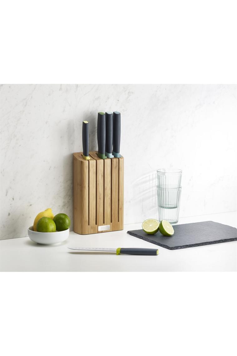Elevate™ 5'li Bıçak Bambu Blok Set