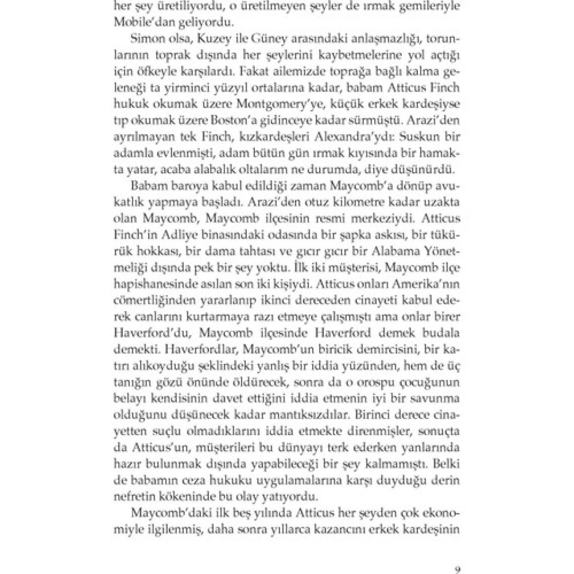 Bülbülü Öldürmek - Harper Lee